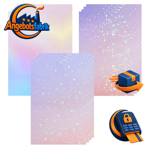 Hologrammfolie blatt - a4, 12