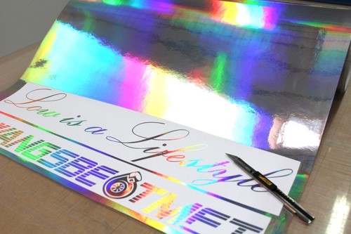 Plottfolie 61cm oilslick - ,