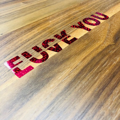 Fuck you love - love,