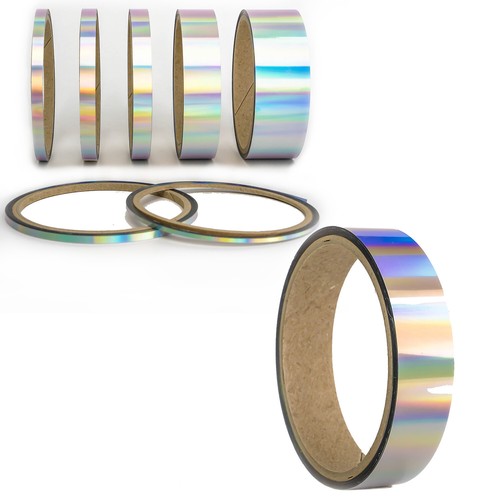 Oilslick silber zierstreifen - silber,