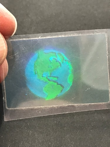 Hologramm als folie erde - hologramm,