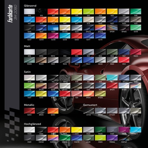 Wrap film series 2080 car - 3m,