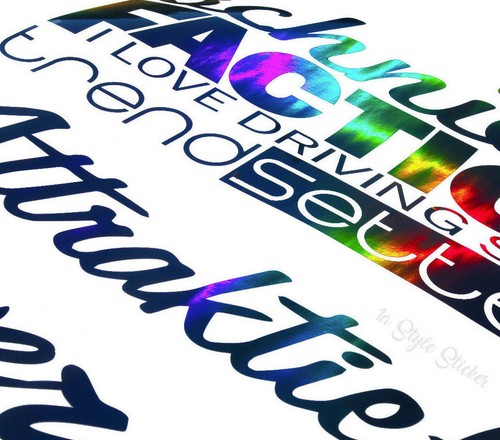 55cm oilslick autoaufkleber - 55cm,