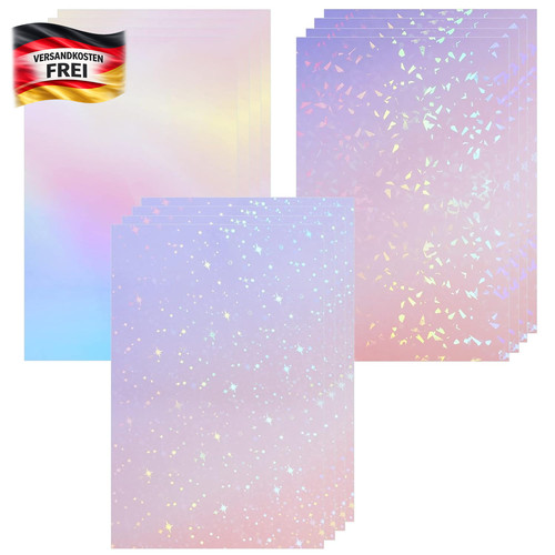 Hologrammfolie set blatt - hologrammfolie,