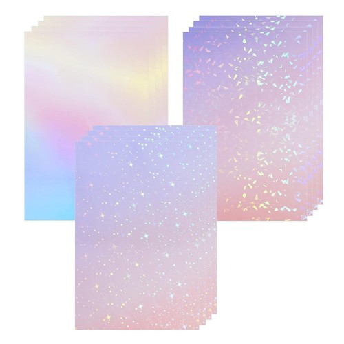 Hologrammfolie 12 blatt - hologrammfolie,