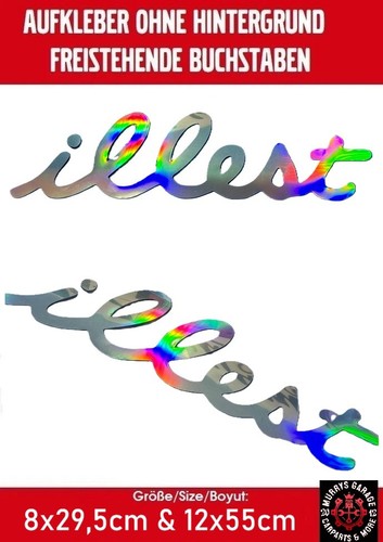 Illest hologrammfolie oilslick - illest,