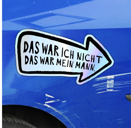 Aufkleber auto kratzer - auto, mann