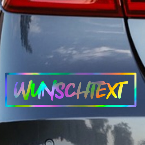 Autoaufkleber wunschtext - autoaufkleber,